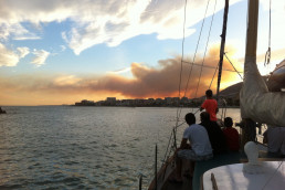 Coucher et coucher de soleil en bateau à Benalmádena
