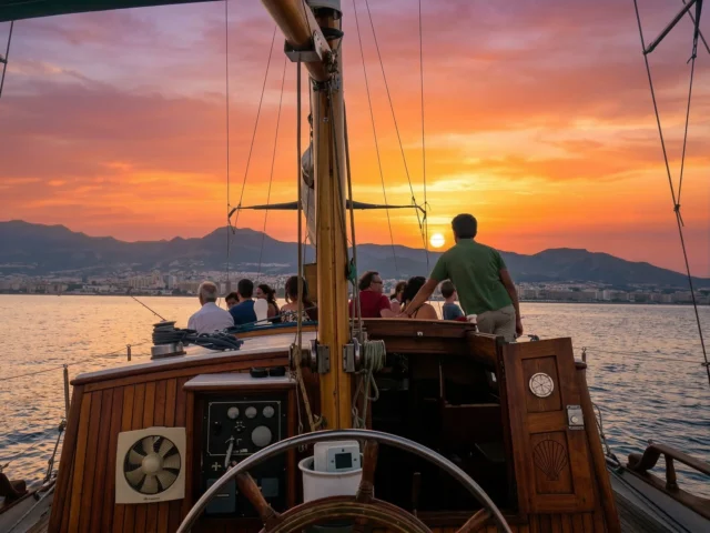 Paseo en Barco al Atardecer por Benalmádena Puesta de Sol Mágica